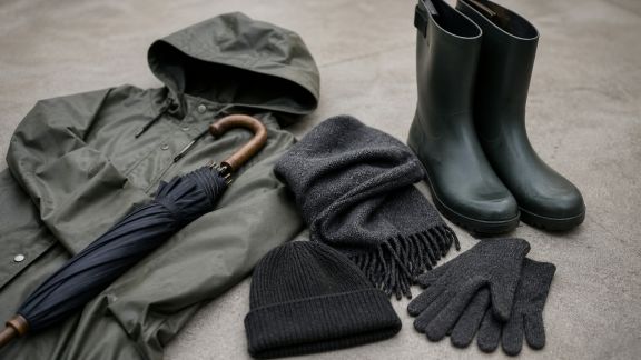 Accessoires pour la pluie et le froid : alliés stylés pour les intempéries