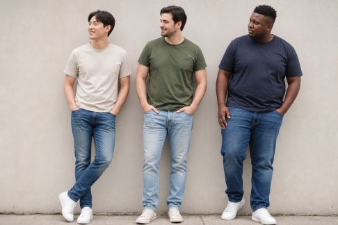 Jeans pour hommes : comment choisir la bonne coupe selon sa morphologie